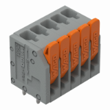 2601-3102 à 2601-3124 - Borne pour circuits imprimés, Levier, 1.5 mm², Pas 3.5 mm, Push-in CAGE CLAMP®