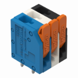 2601-3103/987-100 - Borne pour circuits imprimés, Levier, 1.5 mm², Pas 3.5 mm, Push-in CAGE CLAMP®