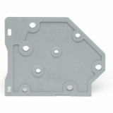 745-500 - END PLATE SNAP FIT TYPE 1,7 MM THICK