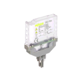 2042-7504 - Solid-state relay module, Nominal input voltage: 24 VDC, Output voltage range: 0 … 48 VDC, Limiting continuous current: 4 A, 2-wire connection, Railway, Green status indicator, Module width: 10 mm