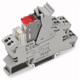 788-375 - Relay socket with relay manual operation of the contact and status indication 2 changeover contacts DC 24 V