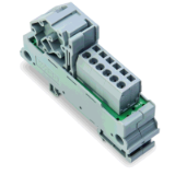 830-800/000-302 - Potential distribution module, 1 potential, with 1 input clamping point, Conductor cross-section up to 16 mm², with 6 output clamping points, Conductor cross-section up to 2.5 mm²