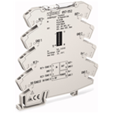 857-552 - Current signal conditioner, Input for Rogowski coils, Current and voltage output signal, Digital output, Configuration via software, Supply voltage: 24 VDC, 6 mm module width