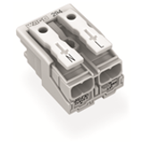 294-4012 - Lighting Connector without ground contact 2 pole N / L without snap-in mounting feet