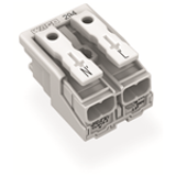 294-4022 - Lighting Connector without ground contact 2 pole N' / L' without snap-in mounting feet