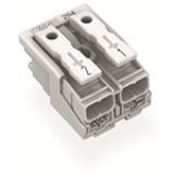294-4042 - Lighting Connector without ground contact 2 pole 2 / 1 without snap-in mounting feet