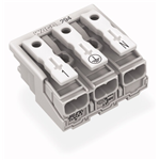 294-4053 - Lighting Connector without ground contact 3 pole 1 / PE / N without snap-in mounting feet