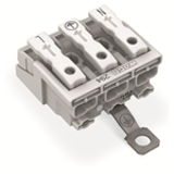 294-5413 - Lighting Connector with PE screwed contact 3 pole N / PE / L with snap-in mounting feet