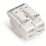 294-8032 - Linect® Lighting Connector without ground contact 2 pole  DA- / DA+