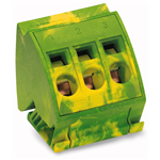 812-110 - GROUND (EARTH) BUSBAR TERMINAL BLOCK 16 MM²/AWG 6 FRONT-ENTRY CAGE CLAMP®CONNECTION