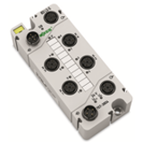 767-3804 - Digital input module DC 24 V 8 inputs (4 x M12, two outputs per connector) negative switching