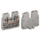 869-351 - END TERMINAL BLOCK LATERAL MARKING WITH FIXING FLANGES M4