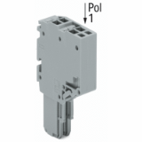2020-202 à 2020-215 - Connettore femmina per 2 conduttori, Push-in CAGE CLAMP®, 1,5 mm², Passo pin 3,5 mm