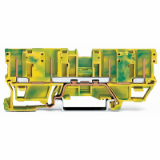 769-207 - 4-pin ground carrier terminal block, for DIN-rail 35 x 15 and 35 x 7.5