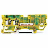 769-217 - 2-conductor/2-pin ground carrier terminal block, 4 mm², for DIN-rail 35 x 15 and 35 x 7.5, CAGE CLAMP®
