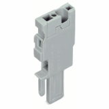 769-501 - Start module for 1-conductor female connector, CAGE CLAMP®, 4 mm², Pin spacing 5 mm, 1-pole, coding finger, with integrated end plate