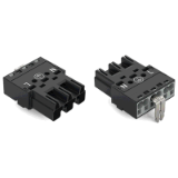 770-213/002-000 - Plug, with direct ground contact, 3-pole, Cod. A