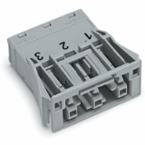 770-743 - Conector hembra Snap-In, 3 polos, Cod. B