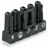 770-805 - Presa per circuiti stampati, dritto, 5 poli, Cod. A