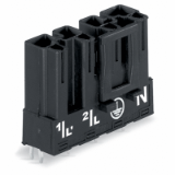 770-814 - Plug for PCBs, straight, 4-pole, Cod. A