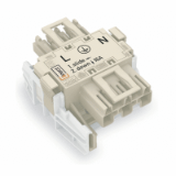 770-6223 - Linect® T-connector, 3-pole, Cod. A, 1 input, 2 outputs