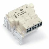 770-6229 - Linect® T-connector, 3-pole, 1 input, with cable connection on the input side