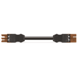 771-9973/016-105 do 771-9973/016-805 - pre-assembled interconnecting cable, Eca, Socket/plug, 3-pole, Cod. S