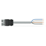 771-9994/206-103 hasta 771-9994/206-803 - Cable de conexión confeccionado, Eca, Conector macho/Extremo abierto, 4 polos, Cod. B, Cable de control 4 x 1,5 mm²