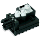 772-263 - Tap-off module, for flat cable, 5 x 2.5 mm² + 2 x 1.5 mm², 3-pole, Cod. A, with cable connection on the output side