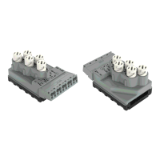 772-264/060-000 - Supply module, 5 x 2.5 mm² + 2 x 1.5 mm², 5-pole, Cod. B, with strain relief housing