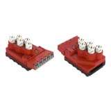 772-267 - Supply module, 5 x 2.5 mm² + 2 x 1.5 mm², 5-pole, Cod. P, with strain relief housing