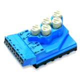 772-271 - Supply module, 5 x 2.5 mm², 5-pole, Cod. I, with strain relief housing