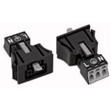 890-703 - Conector hembra Snap-In, 3 polos, Cod. A