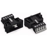 890-705 - Conector hembra Snap-In, 5 polos, Cod. A