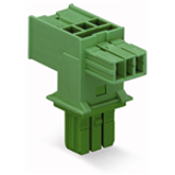 893-1606 - T-distributor 1 x plug / 2 x socket 100% protected against mismating plugable