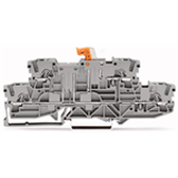 2002-2971 - Double deck disconnect terminal block Housing color: gray LATERAL MARKING