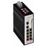 852-104 - Switch industriel administrable (Industrial Managed Switch), 7 Ports 100Base-TX, 2 Slots 100Base-FX