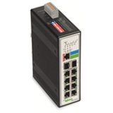 852-303 - Switch industriale managed, 8 porte 100Base-TX, 2 slot 1000BASE-SX/LX