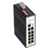 852-603 - Switch industriale managed, 8 porte 100Base-TX, 2 slot 1000BASE-SX/LX, PROFINET, Ampio intervallo di temperatura
