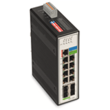 852-1305 - Industrial-Managed-Switch, 8-Port 1000BASE-T, 4-Slot 1000BASE-SX/LX