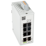 852-1328 - Switch industriel administrable (Industrial Managed Switch), 6-Port 1000BASE-T, 2 Slots 1000Base-SX/LX, MAC Security
