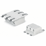 2070-523/998-406 - Through-Board SMD-Terminal Block 3-pole with cover plate and marking