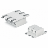 2070-543/998-406 - Through-Board SMD-Terminal Block 3-pole with cover plate and marking