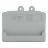 2052-391 - End plate, for terminal blocks with snap-in mounting foot